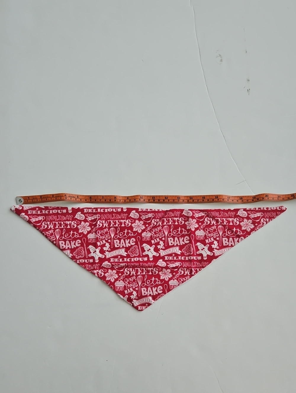 Handmade Christmas Dog Bandana
